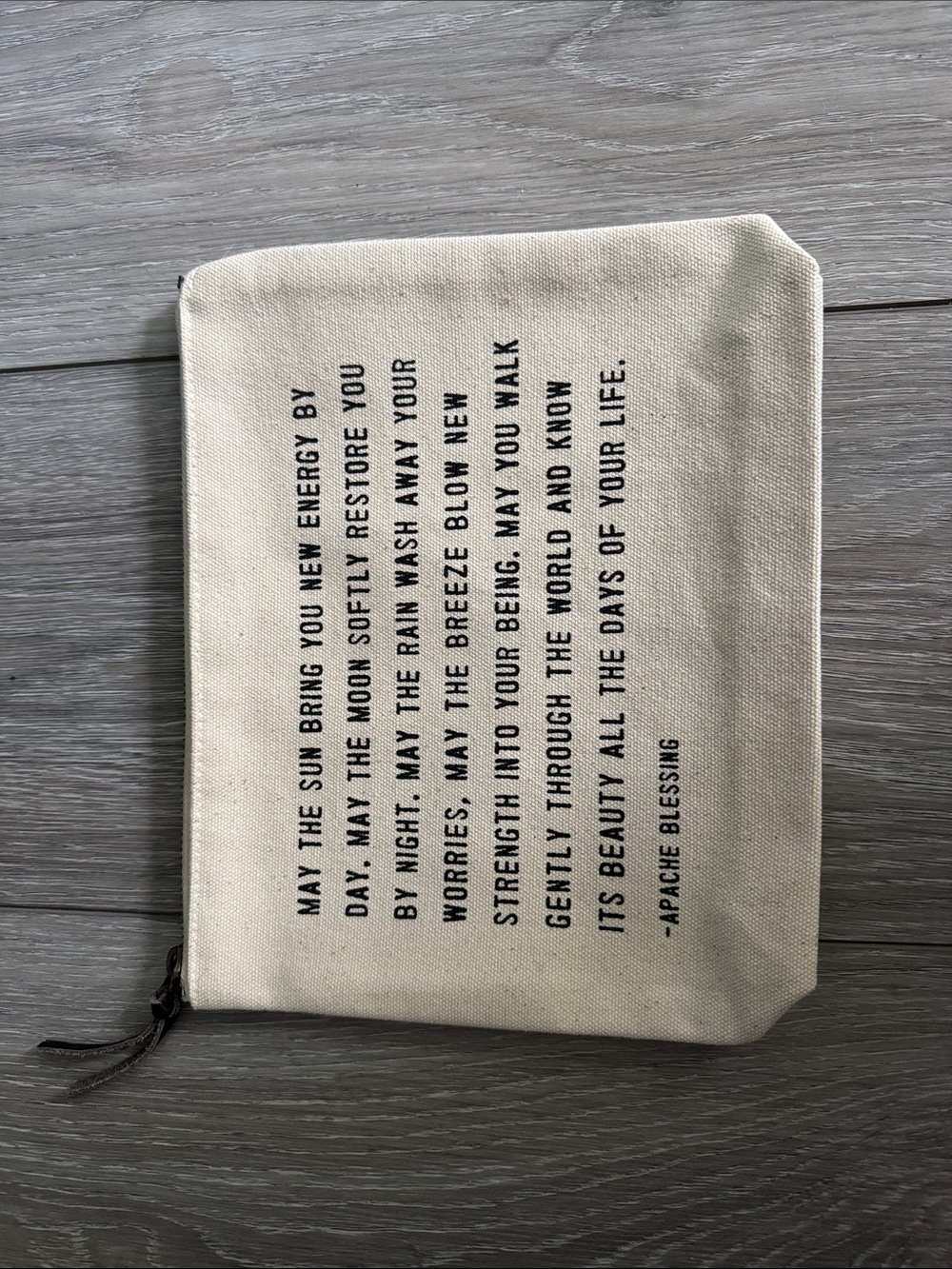 Canvas Apache Blessing Canvas Tote- Cream